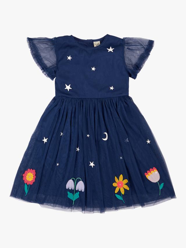 Детское платье Penny с короткими рукавами и аппликацией для праздника Frugi, Navy Blue/Flowers
Детское платье Penny с короткими рукавами и аппликацией для праздника Frugi, Navy Blue/Flowers