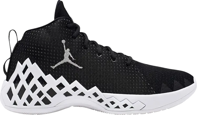 Кроссовки Jordan Jumpman Diamond Mid Black, черный 
Кроссовки Jordan Jumpman Diamond Mid Black, черный