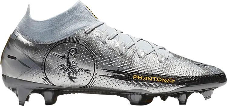 Бутсы Nike Phantom Scorpion Elite Dynamic Fit FG 'Secret Tournament Pack', серебряный
Бутсы Nike Phantom Scorpion Elite Dynamic Fit FG 'Secret Tournament Pack', серебряный