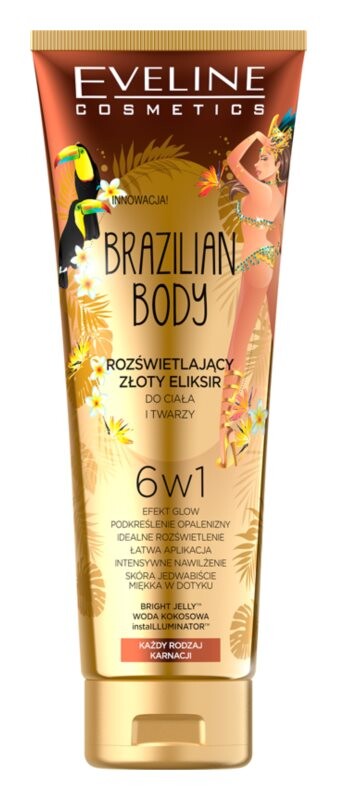 Тонизирующий крем для тела для осветления и увлажнения Eveline Cosmetics Brazilian Body
Тонизирующий крем для тела для осветления и увлажнения Eveline Cosmetics Brazilian Body