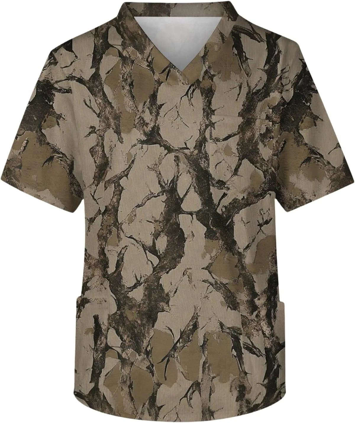 Мужская камуфляжная футболка V-образным вырезом с коротким рукавом и карманами WENKOMG1
Мужская камуфляжная футболка V-образным вырезом с коротким рукавом и карманами WENKOMG1