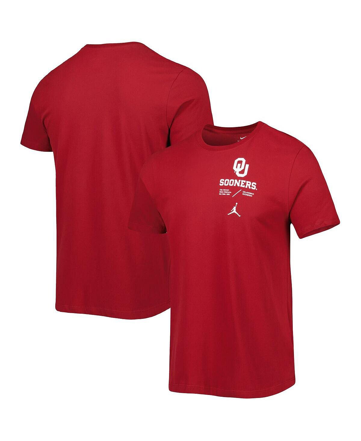 Мужская фирменная футболка crimson oklahoma sooners team practice performance Jordan
Мужская фирменная футболка crimson oklahoma sooners team practice performance Jordan