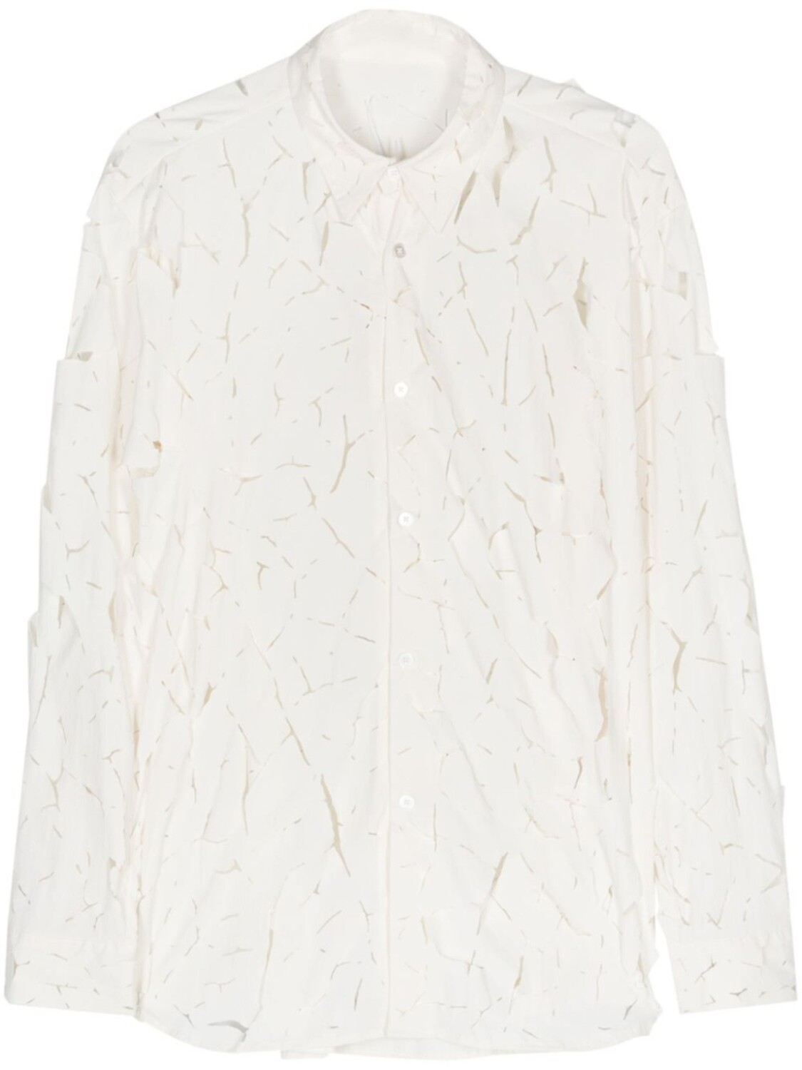 Рубашка с длинными рукавами и вырезами Post Archive Faction, белый
Рубашка с длинными рукавами и вырезами Post Archive Faction, белый