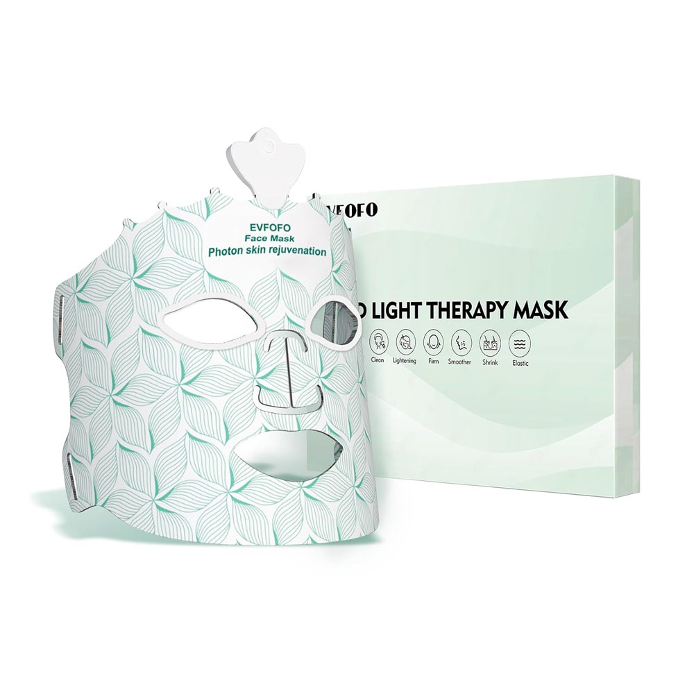 Светодиодная LED маска для лица EVFOFO, 7 режимов подсветки, зелёный
Светодиодная LED маска для лица EVFOFO, 7 режимов подсветки, зелёный