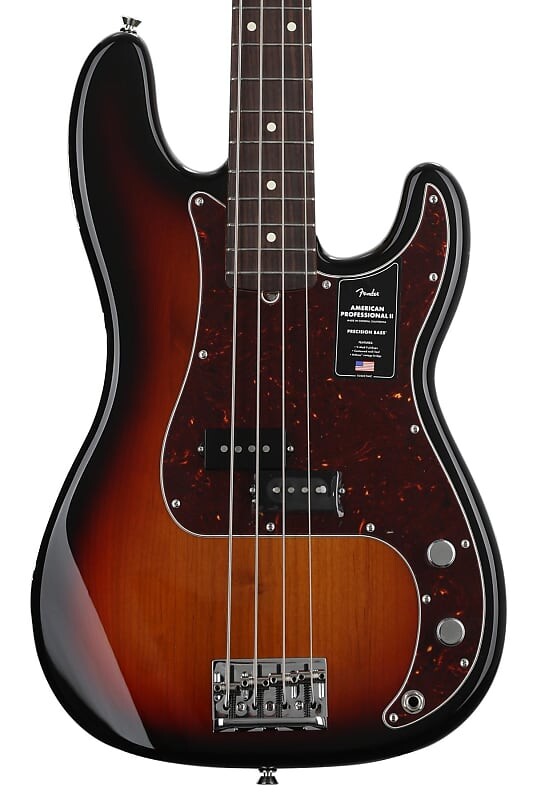 Бас-гитара Fender American Professional II Precision Bass — 3 цвета Sunburst с палисандровой накладкой 0193930700
Бас-гитара Fender American Professional II Precision Bass — 3 цвета Sunburst с палисандровой накладкой 0193930700