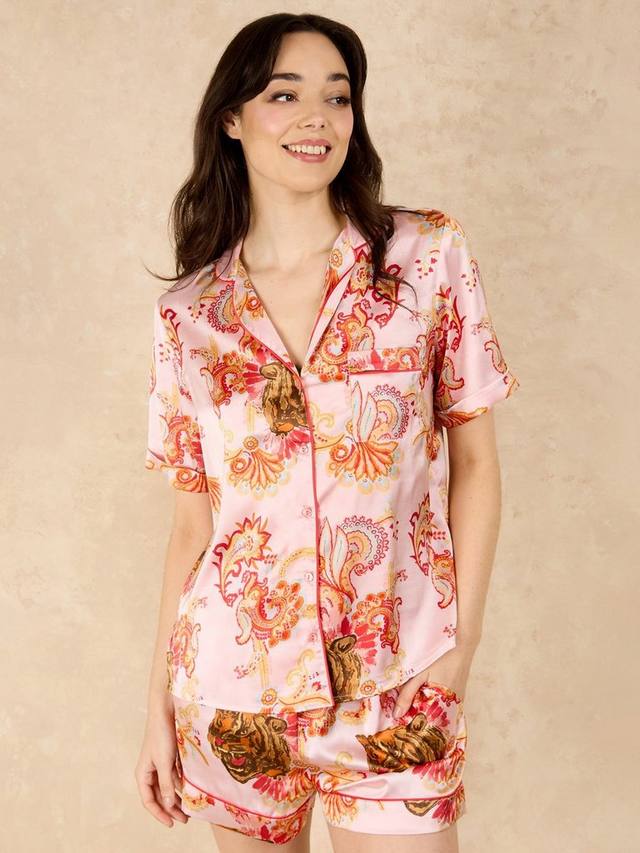 Дикий Paisley атласный короткий комплект пижамы Their Nibs, Pink
Дикий Paisley атласный короткий комплект пижамы Their Nibs, Pink