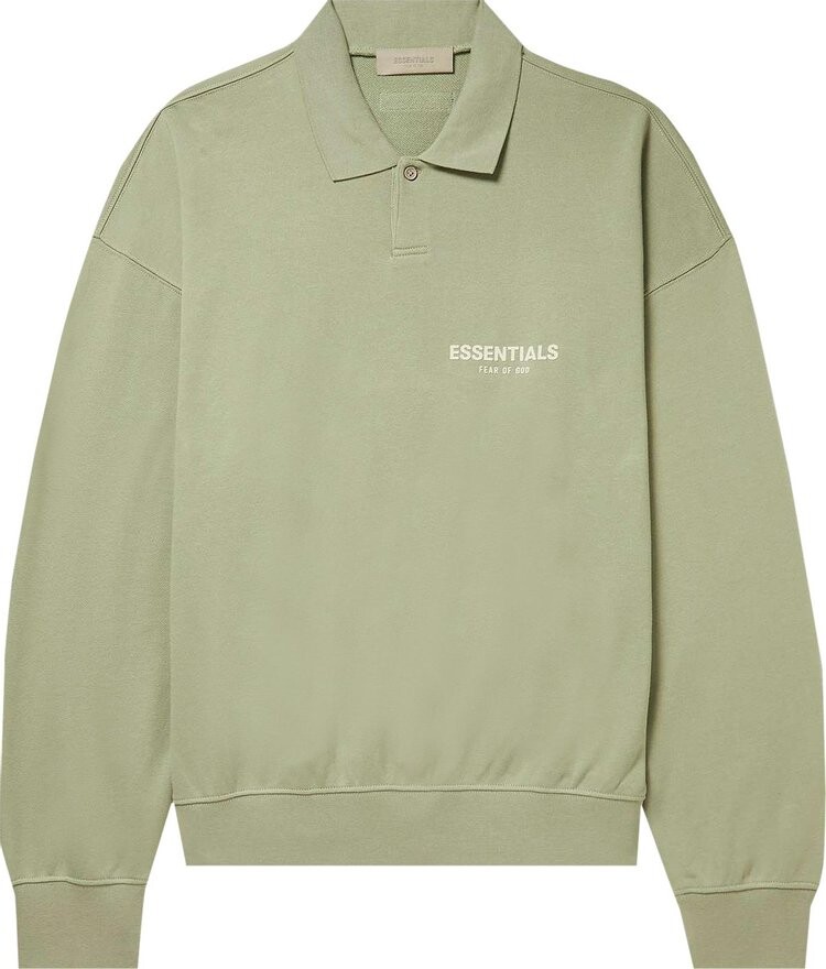 Лонгслив Fear of God Essentials Long-Sleeve Polo 'Seafoam', зеленый
Лонгслив Fear of God Essentials Long-Sleeve Polo 'Seafoam', зеленый