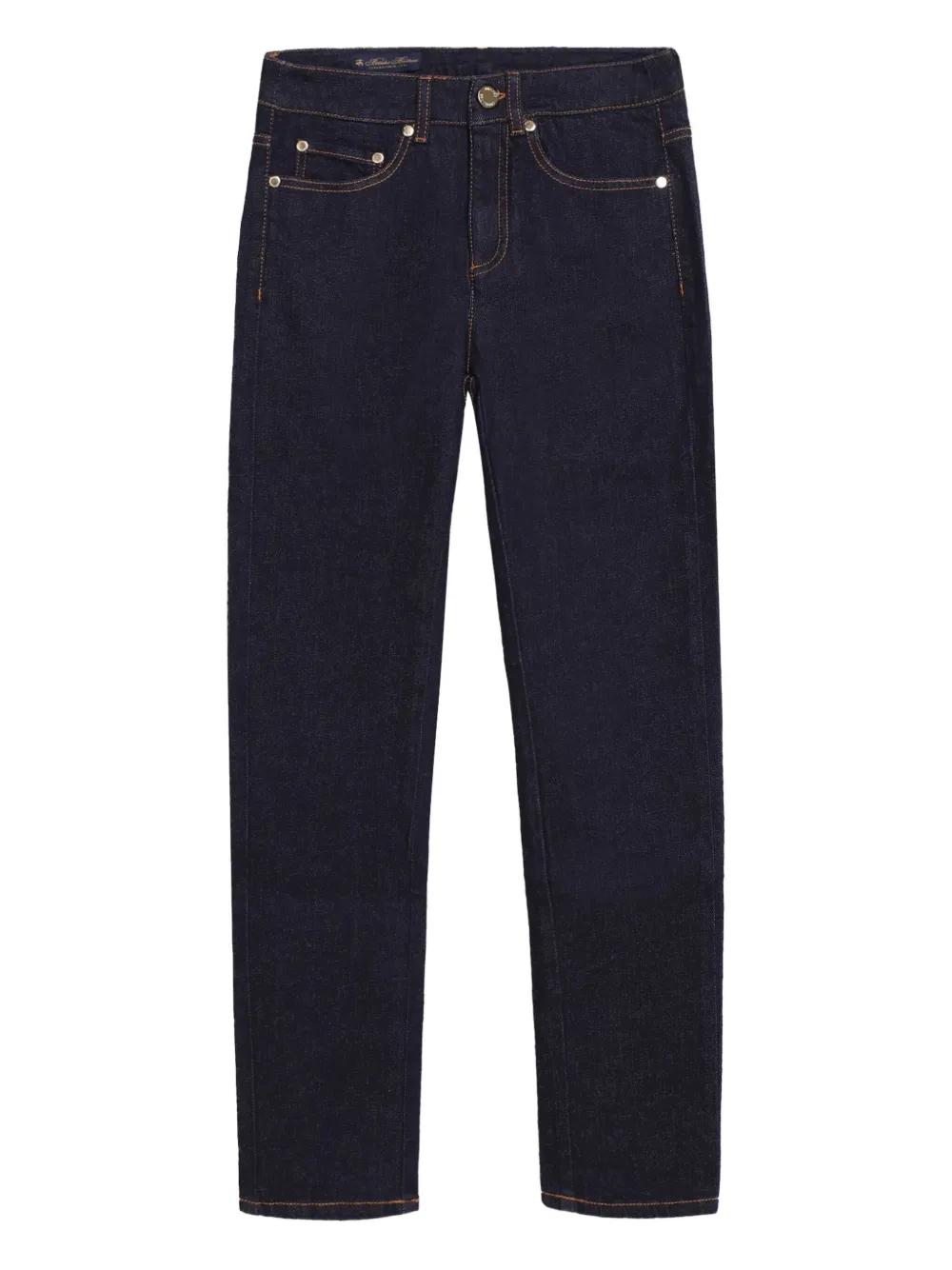 Прямые джинсы с пятью карманами Brooks Brothers, синий
Прямые джинсы с пятью карманами Brooks Brothers, синий