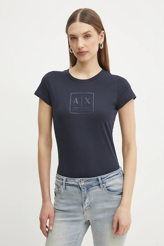 Хлопковая футболка Armani Exchange, темно-синий
Хлопковая футболка Armani Exchange, темно-синий