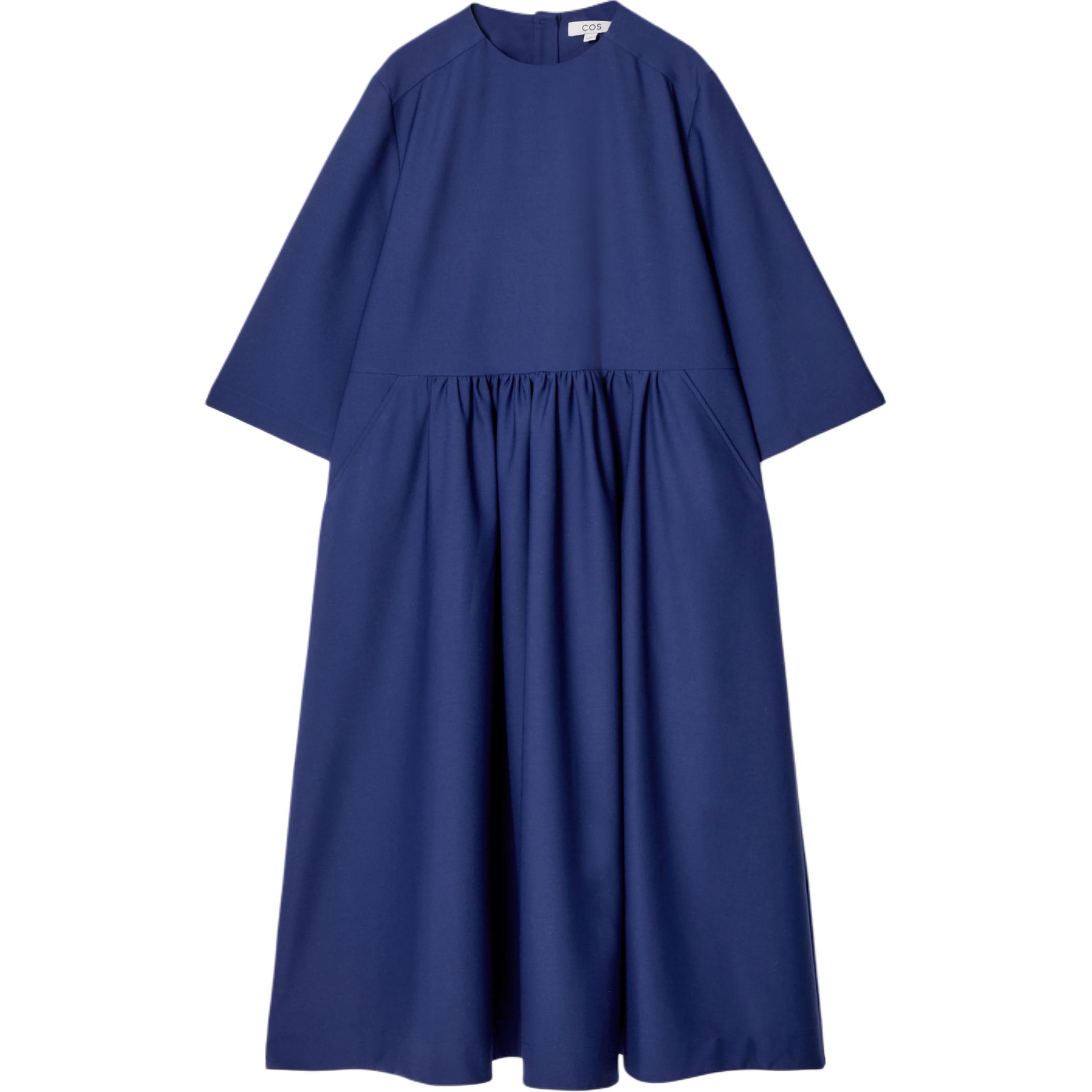 COS Женское платье с длинными рукавами синего цвета
COS Женское платье с длинными рукавами синего цвета