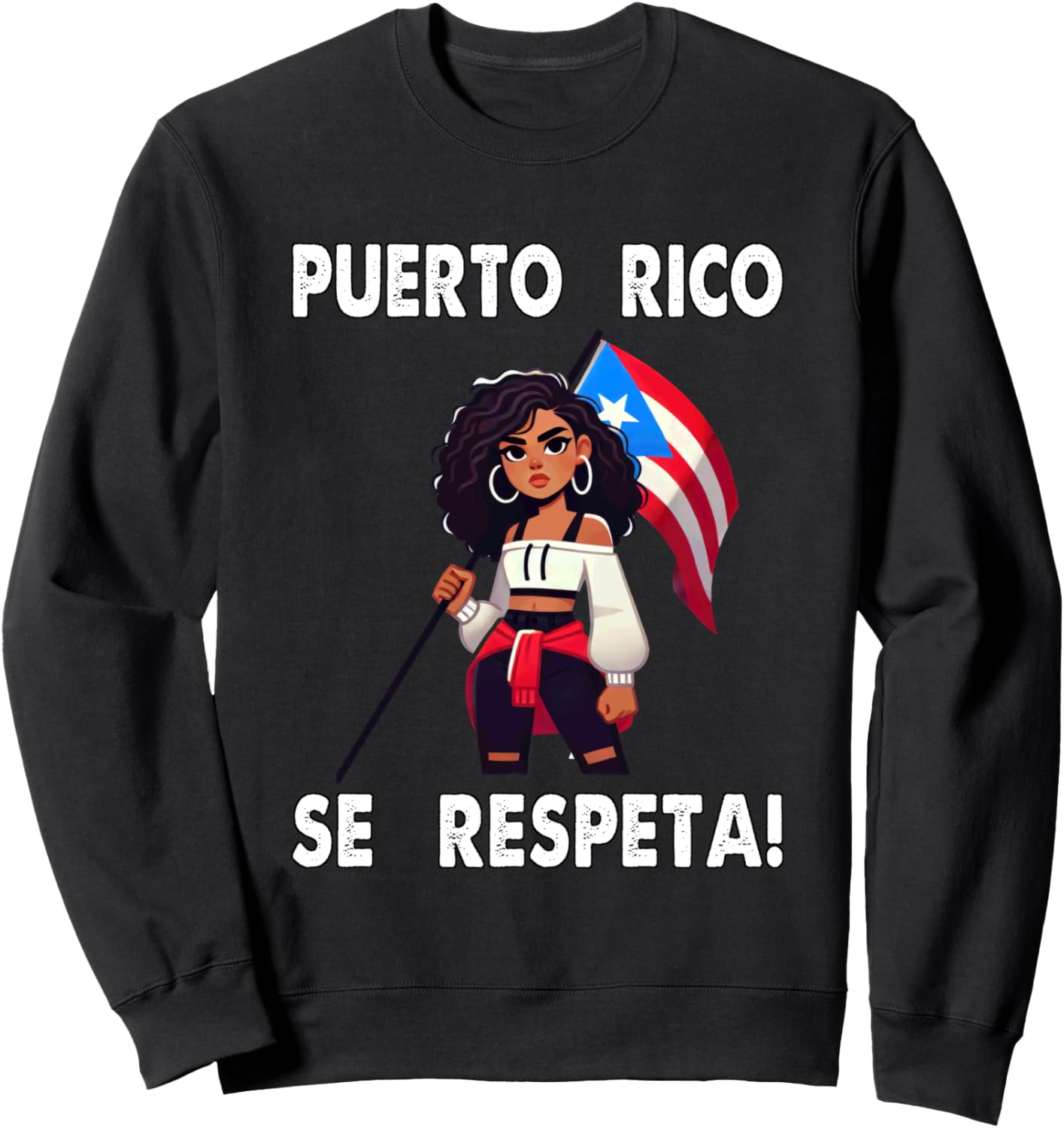Толстовка с флагом Puerto Rico Se Respeta Afro Boricua для подростков Puerto Rico Se Respeta Collection, More Here, черный
Толстовка с флагом Puerto Rico Se Respeta Afro Boricua для подростков Puerto Rico Se Respeta Collection, More Here, черный