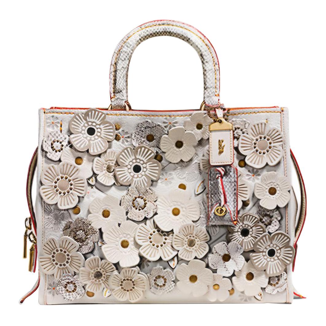 COACH Кожаная сумка Rogue большая женская белая
COACH Кожаная сумка Rogue большая женская белая