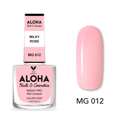 Лак для ногтей Magic Pro 15 мл - Mg 012 / Молочно-розовый Aloha Nails & Cosmetics
Лак для ногтей Magic Pro 15 мл - Mg 012 / Молочно-розовый Aloha Nails & Cosmetics