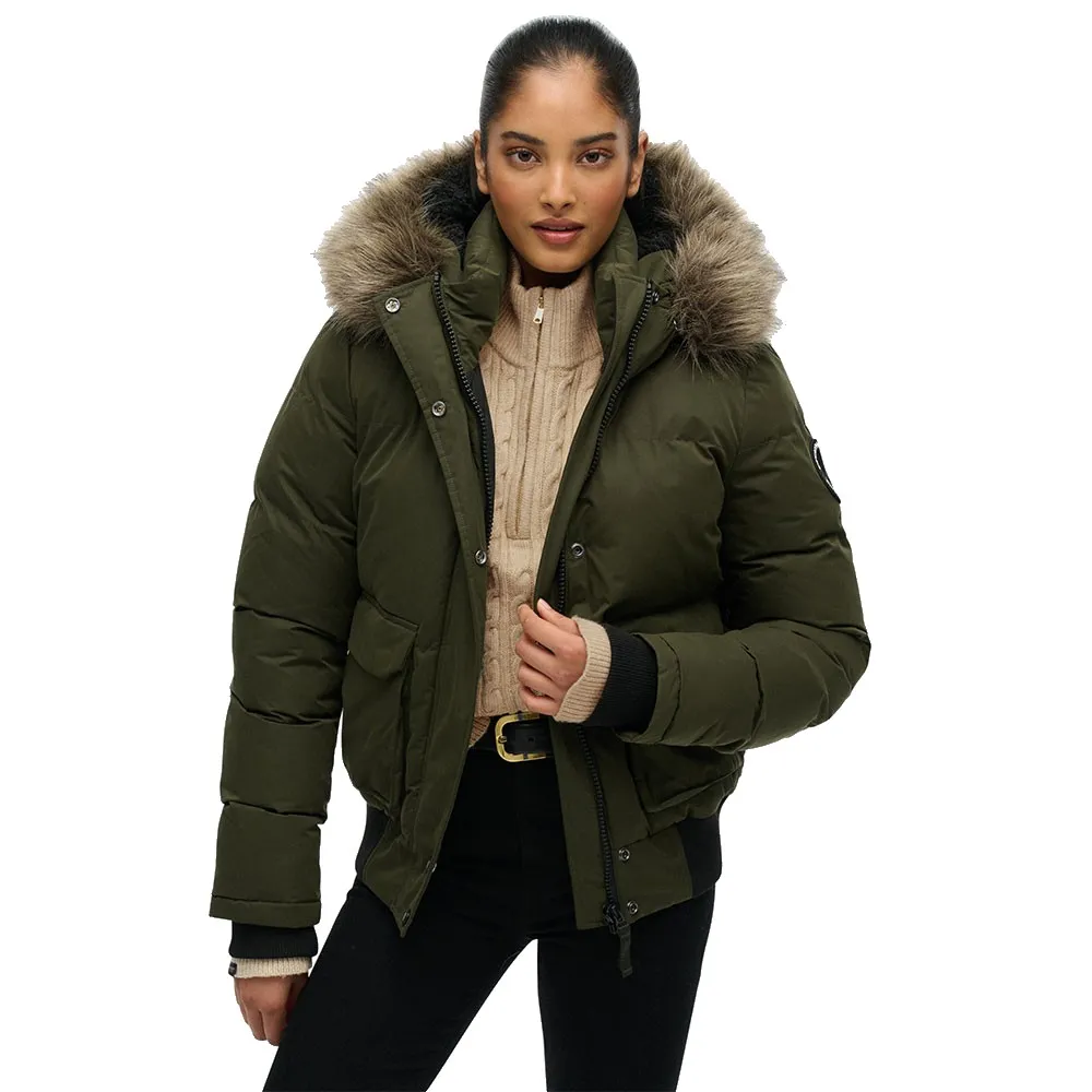 Куртка-бомбер Superdry Everest Mf Ella, зеленый
Куртка-бомбер Superdry Everest Mf Ella, зеленый