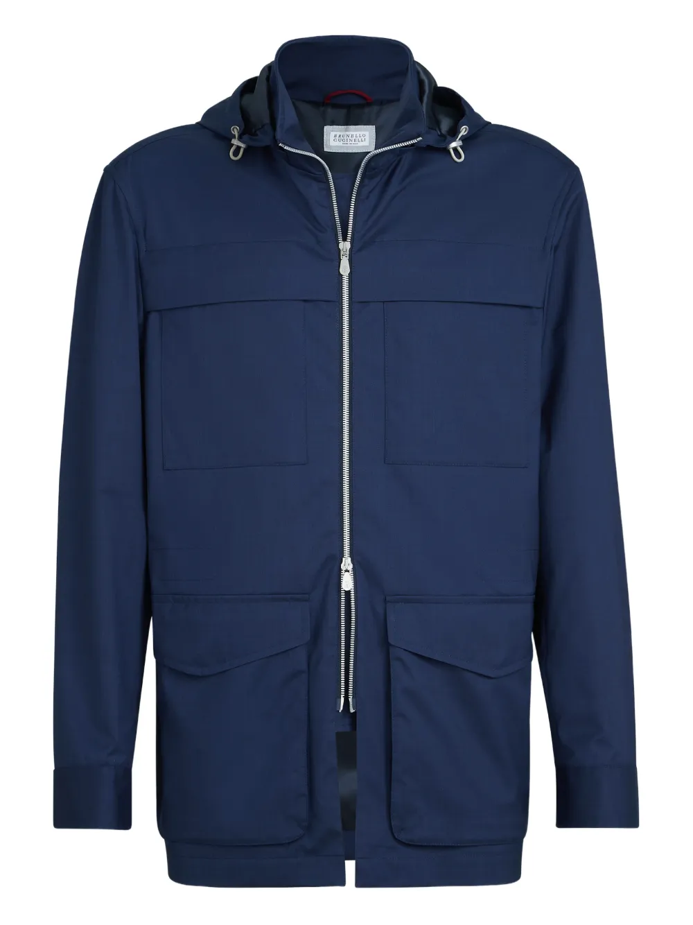 Куртка со съемным капюшоном Brunello Cucinelli, синий
Куртка со съемным капюшоном Brunello Cucinelli, синий
