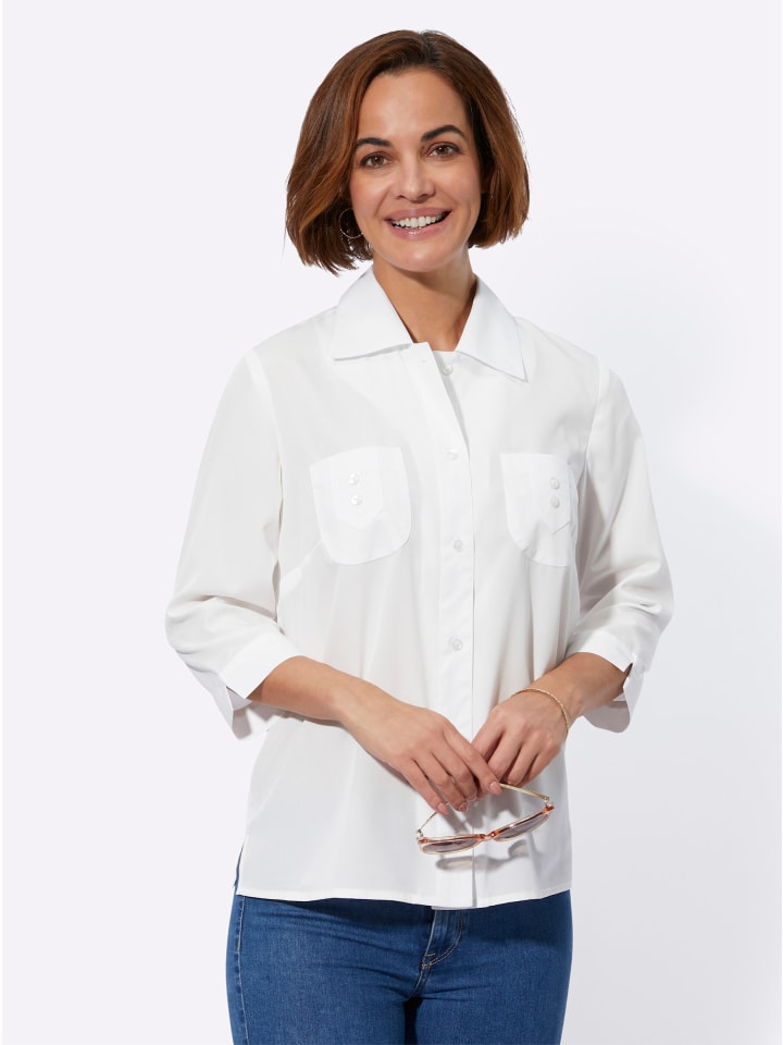 Креповая блузка белого цвета WITT WEIDEN
Креповая блузка белого цвета WITT WEIDEN