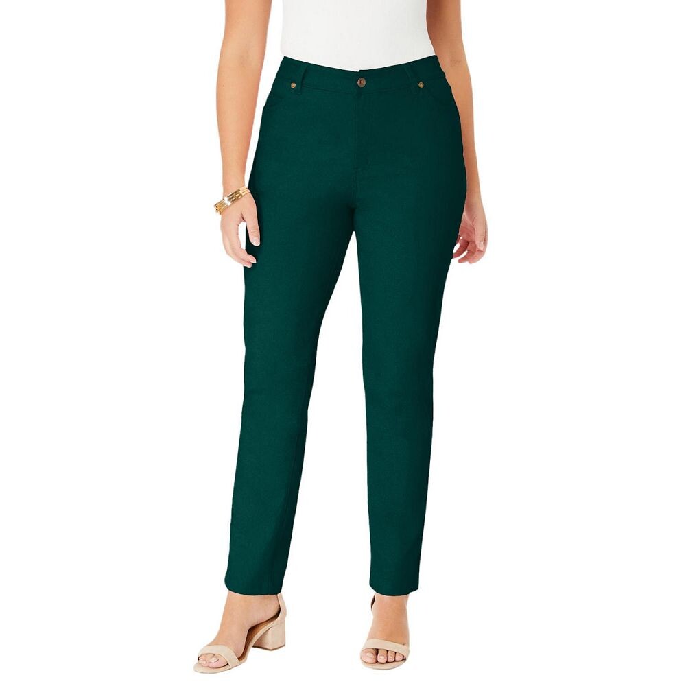 Женские джинсы Roaman's Plus Size Petite Invisible Stretch Iconic прямого кроя, цвет Emerald Green
Женские джинсы Roaman's Plus Size Petite Invisible Stretch Iconic прямого кроя, цвет Emerald Green