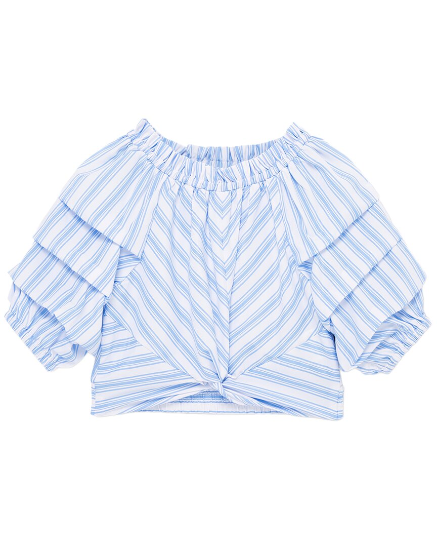 Habitual Jagger Топ с присборенными рукавами, синий
Habitual Jagger Топ с присборенными рукавами, синий