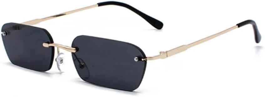 Солнцезащитные очки для мужчин и женщин - защита UV400 - без оправы, металлические петли, градиентные линзы, для занятий спортом на открытом воздухе и вождения DSVIGF, Gold-grey
Солнцезащитные очки для мужчин и женщин - защита UV400 - без оправы, металлические петли, градиентные линзы, для занятий спортом на открытом воздухе и вождения DSVIGF, Gold-grey