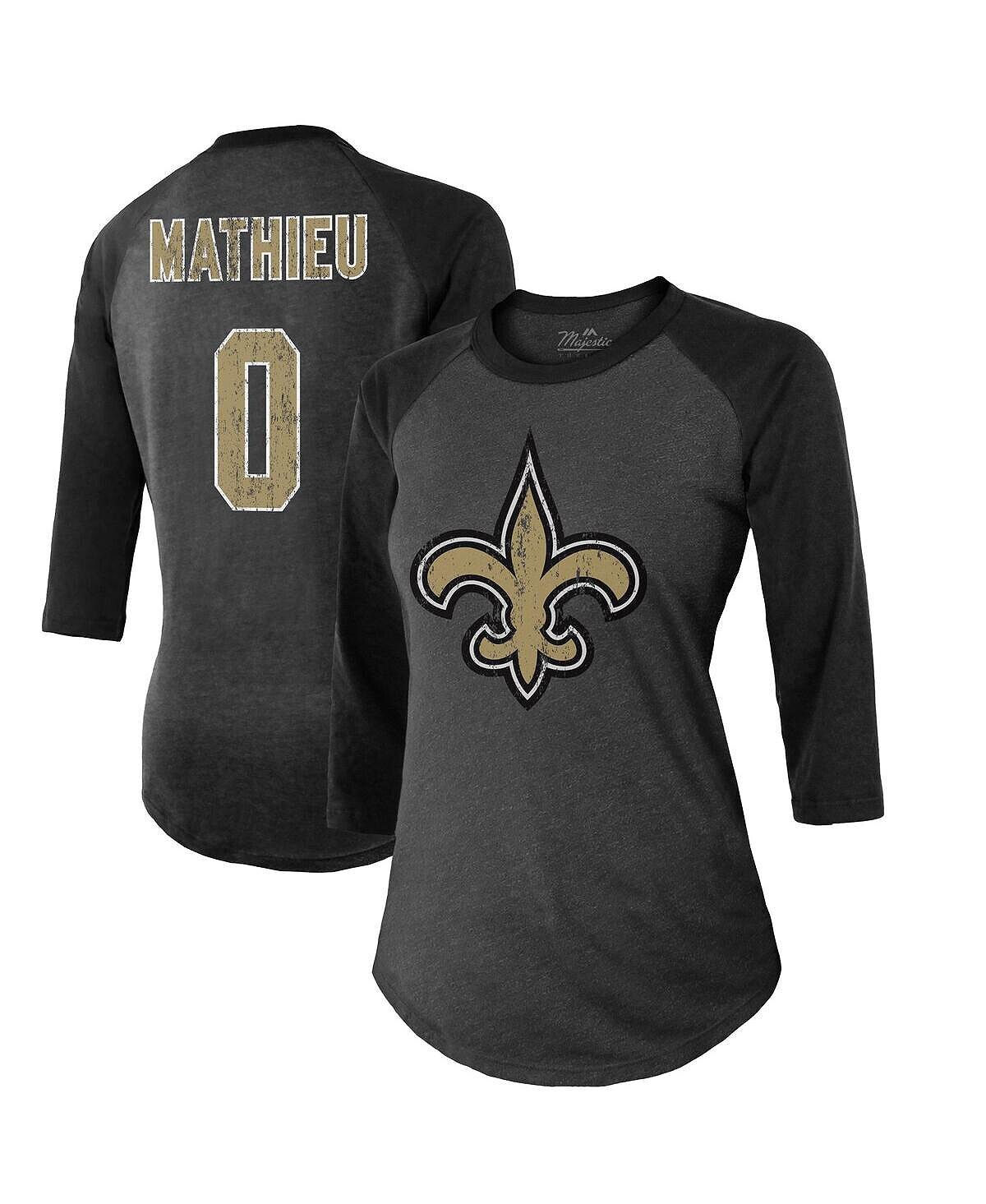 Женская футболка с принтом Tyrann Mathieu New Orleans Saints, имя и номер, рукав 3/4, реглан Majestic, черный
Женская футболка с принтом Tyrann Mathieu New Orleans Saints, имя и номер, рукав 3/4, реглан Majestic, черный