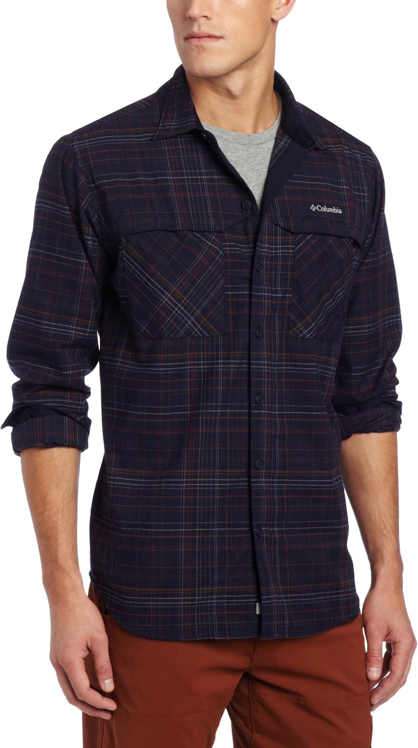 Columbia мужская рубашка с длинным рукавом Cool Creek в клетку, Ebony Blue
Columbia мужская рубашка с длинным рукавом Cool Creek в клетку, Ebony Blue