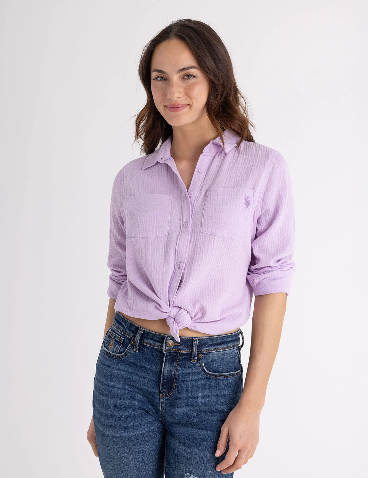 Рубашка U.S. Polo Assn Long Sleeve Crinkle Gauze, лавандовый
Рубашка U.S. Polo Assn Long Sleeve Crinkle Gauze, лавандовый