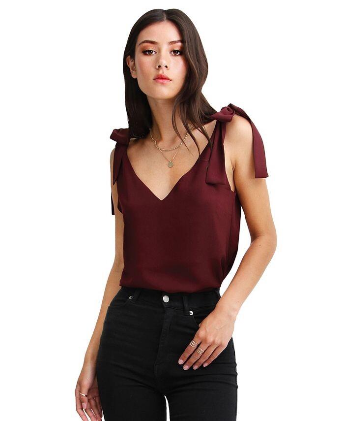 Женский топ Feel For You с V-образным вырезом Belle & Bloom, красный
Женский топ Feel For You с V-образным вырезом Belle & Bloom, красный