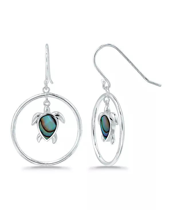 Серьги-Подвески в форме рыболовного крючка с черепахой и инкрустацией из морского ушка Macy'S, silver
Серьги-Подвески в форме рыболовного крючка с черепахой и инкрустацией из морского ушка Macy'S, silver