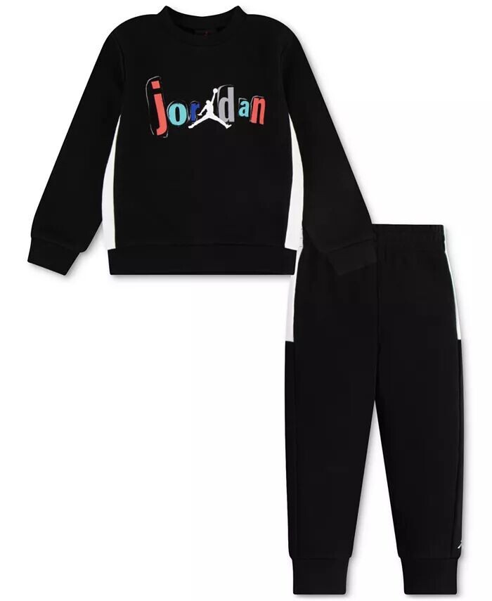 Топ с круглым вырезом и брюки-джоггеры Little Boys Jumpman Team, комплект из 2 предметов Jordan, черный
Топ с круглым вырезом и брюки-джоггеры Little Boys Jumpman Team, комплект из 2 предметов Jordan, черный