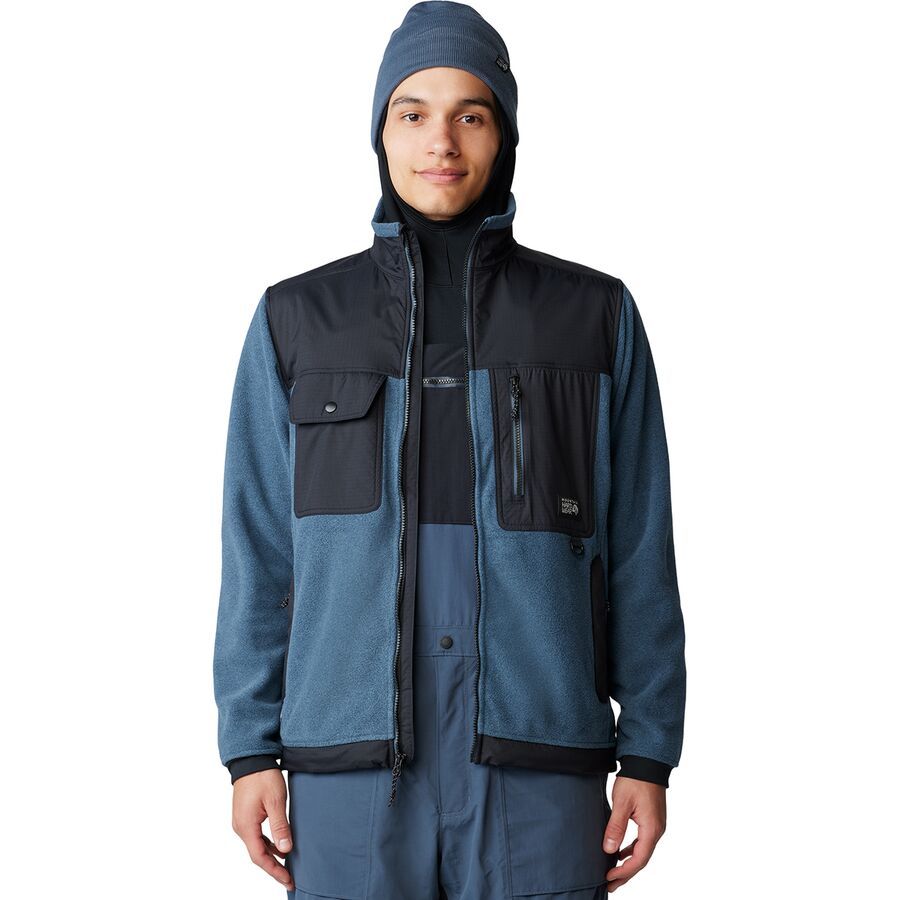 Куртка Mountain Hardwear First Tracks Fleece Full-Zip Mountain Hardwear, Montauk Blue Heather/Black
Куртка Mountain Hardwear First Tracks Fleece Full-Zip Mountain Hardwear, Montauk Blue Heather/Black