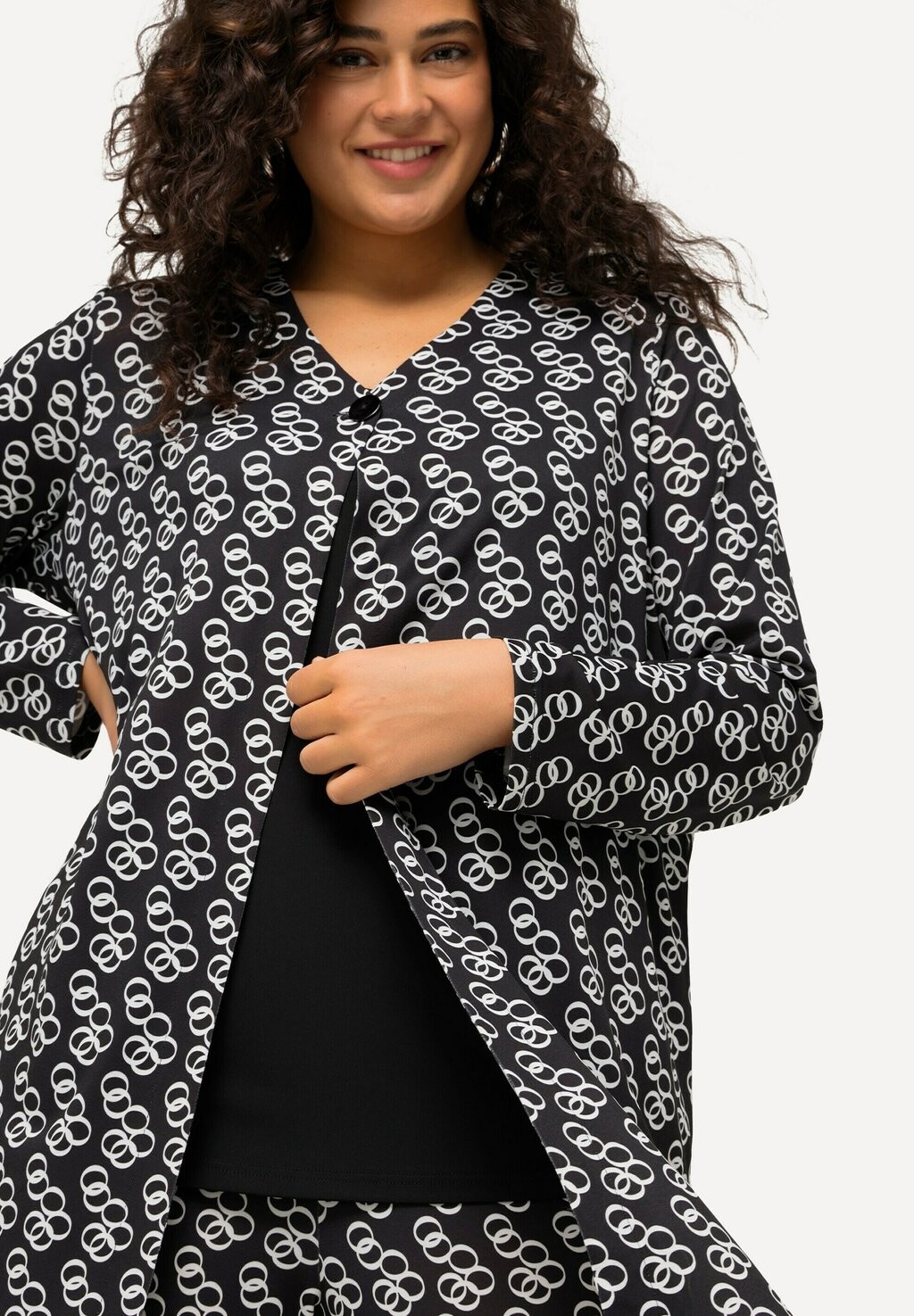 Летняя куртка Ulla Popken, черный 
Летняя куртка Ulla Popken, черный