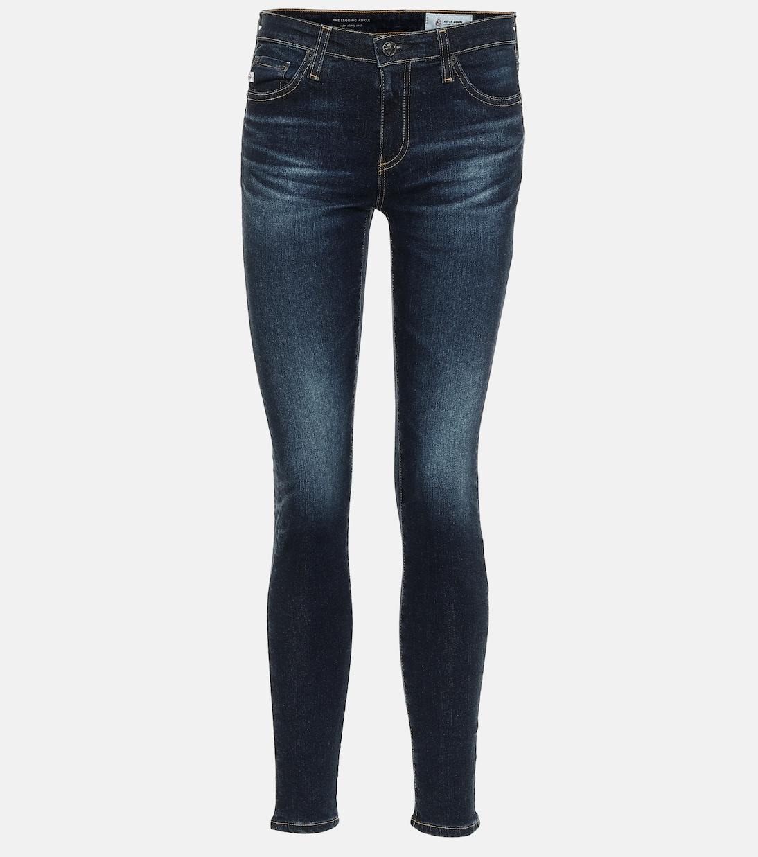 Узкие джинсы до щиколотки The Legging AG Jeans, Dark Wash Blue
Узкие джинсы до щиколотки The Legging AG Jeans, Dark Wash Blue