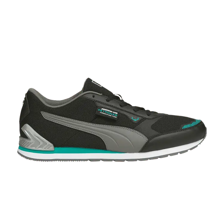 Кроссовки Mercedes F1 x Track Racer 'Black Smoked Pearl Spectra Green', черный
Кроссовки Mercedes F1 x Track Racer 'Black Smoked Pearl Spectra Green', черный