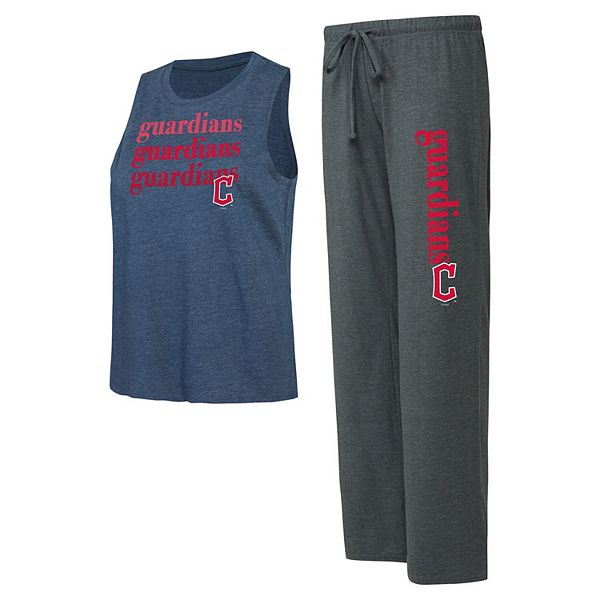 Женский комплект для сна Cleveland Guardians из футболки и брюк Unbranded
Женский комплект для сна Cleveland Guardians из футболки и брюк Unbranded