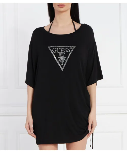 Футболка с завязками Relaxed fit Guess Swimwear, черный
Футболка с завязками Relaxed fit Guess Swimwear, черный