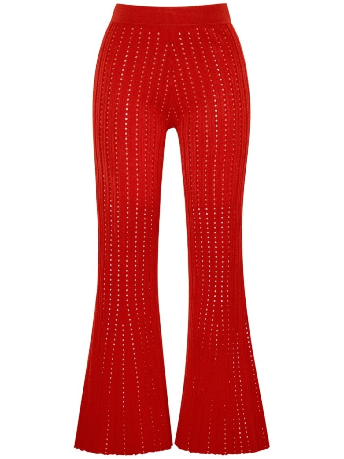 Adam Lippes укороченные брюки ажурной вязки, красный
Adam Lippes укороченные брюки ажурной вязки, красный