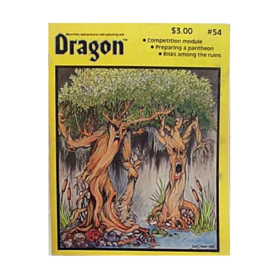 Журнал #54 "Preparing a Pantheon, Cavern Quest AD&D Adventure", Dragon Magazine #051 - #100
Журнал #54 "Preparing a Pantheon, Cavern Quest AD&D Adventure", Dragon Magazine #051 - #100