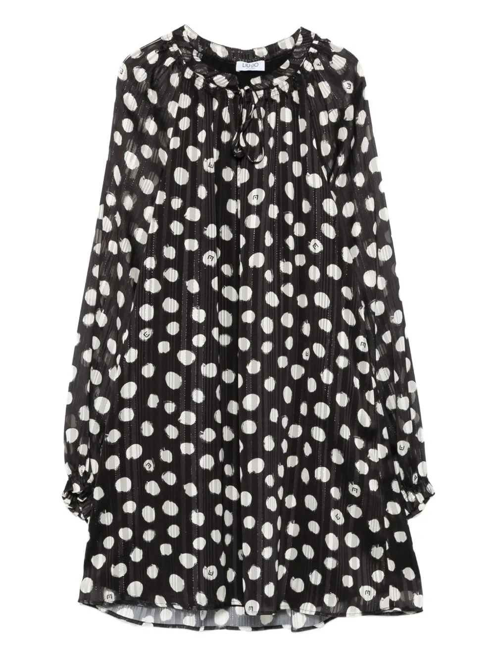 Платье в горох с завязками LIU JO, черный
Платье в горох с завязками LIU JO, черный