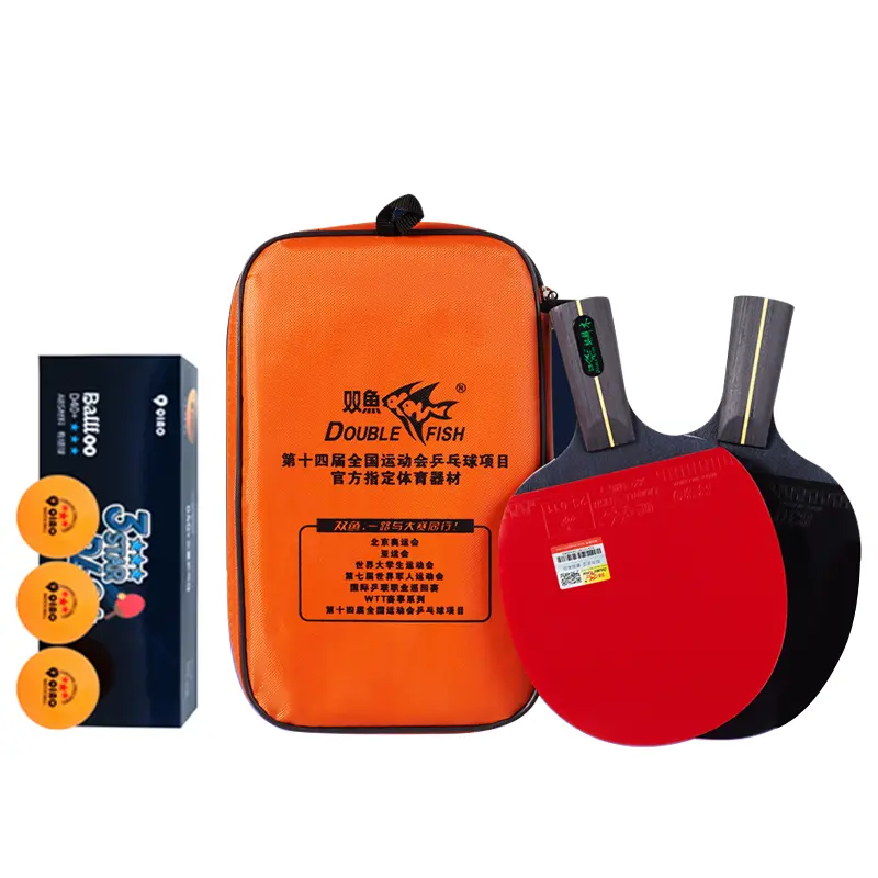 DOUBLE FISH Ракетка для настольного тенниса DOUBLEFISH Unisex Black/Red
DOUBLE FISH Ракетка для настольного тенниса DOUBLEFISH Unisex Black/Red