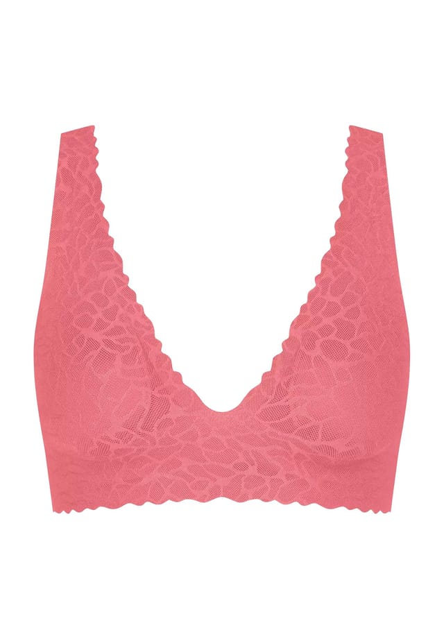 Кружевной бюстгальтер без косточек кружевной однотонный Sloggi, розовый
Кружевной бюстгальтер без косточек кружевной однотонный Sloggi, розовый