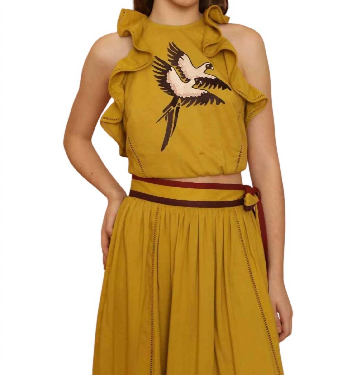 Топ «Малибу» горчичного цвета Vero Alfie, цвет mustard
Топ «Малибу» горчичного цвета Vero Alfie, цвет mustard