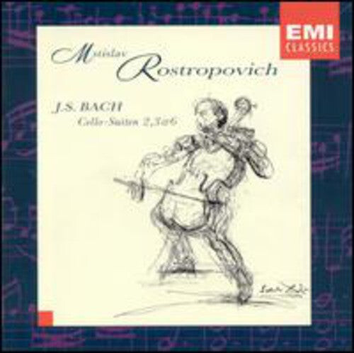 CD диск Bach, J.S. / Rostropovich: Cello Suites 2 3 & 6
CD диск Bach, J.S. / Rostropovich: Cello Suites 2 3 & 6