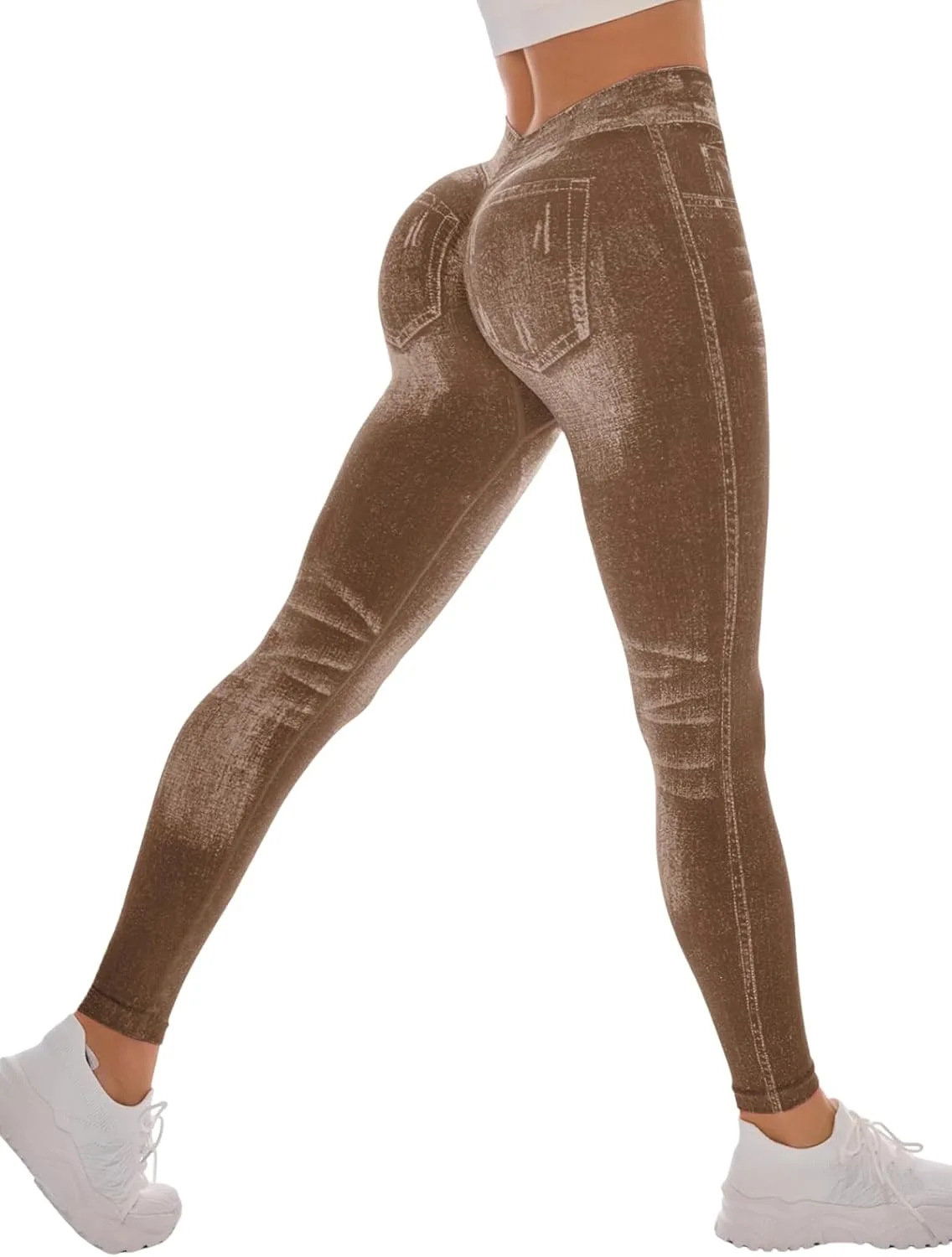 V-образные джинсы-леггинсы для женщин с эффектом подтяжки и высокой талией BYNNIC
V-образные джинсы-леггинсы для женщин с эффектом подтяжки и высокой талией BYNNIC