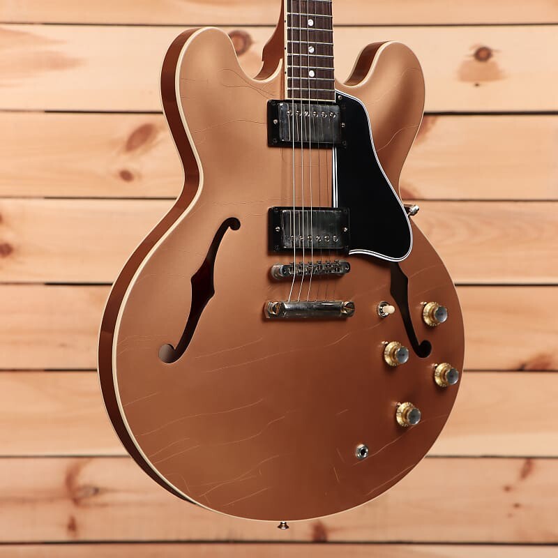 Электрогитара Gibson PSL 1961 ES-335 Ultra Light Aged - Copper - 130669 - PLEK'd
Электрогитара Gibson PSL 1961 ES-335 Ultra Light Aged - Copper - 130669 - PLEK'd