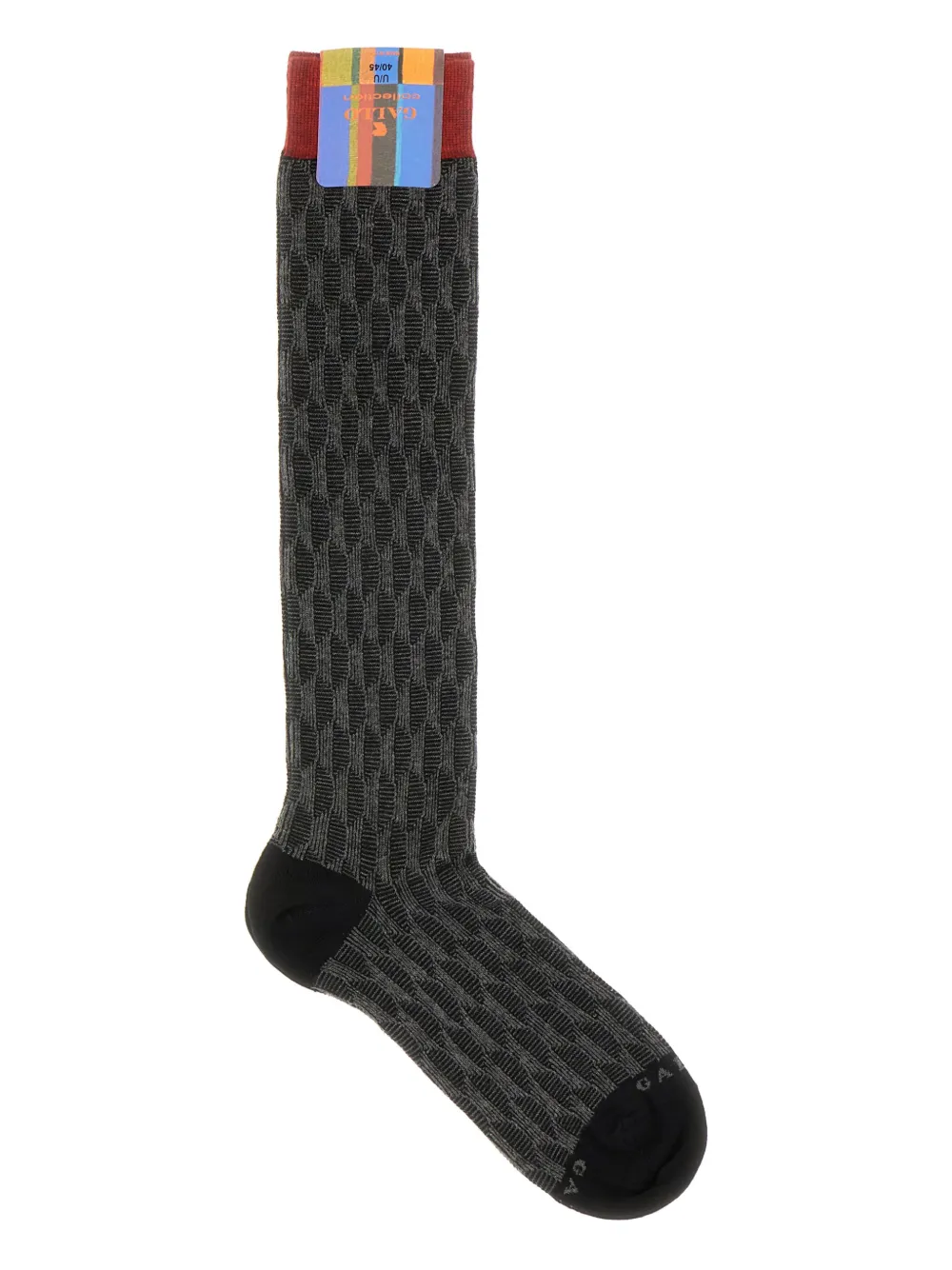 Хлопковые носки с геометрическим рисунком Gallo, серый
Хлопковые носки с геометрическим рисунком Gallo, серый