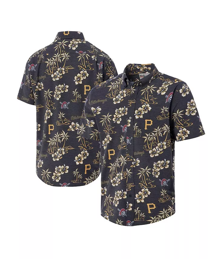 Мужская черная рубашка на пуговицах Pittsburgh Pirates Kekai Reyn Spooner
Мужская черная рубашка на пуговицах Pittsburgh Pirates Kekai Reyn Spooner