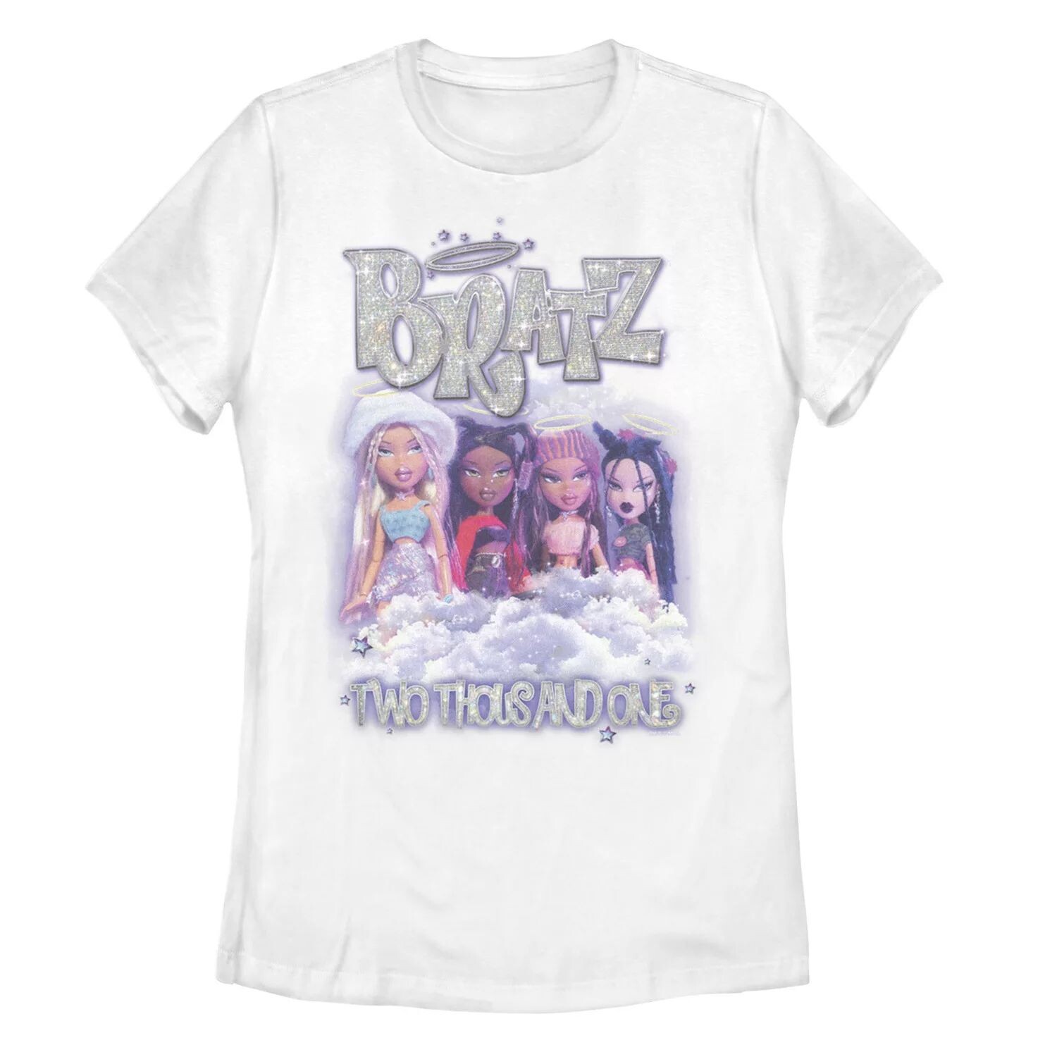 Детская футболка Bratz Two Thousand One с графическим рисунком группового портрета Licensed Character
Детская футболка Bratz Two Thousand One с графическим рисунком группового портрета Licensed Character