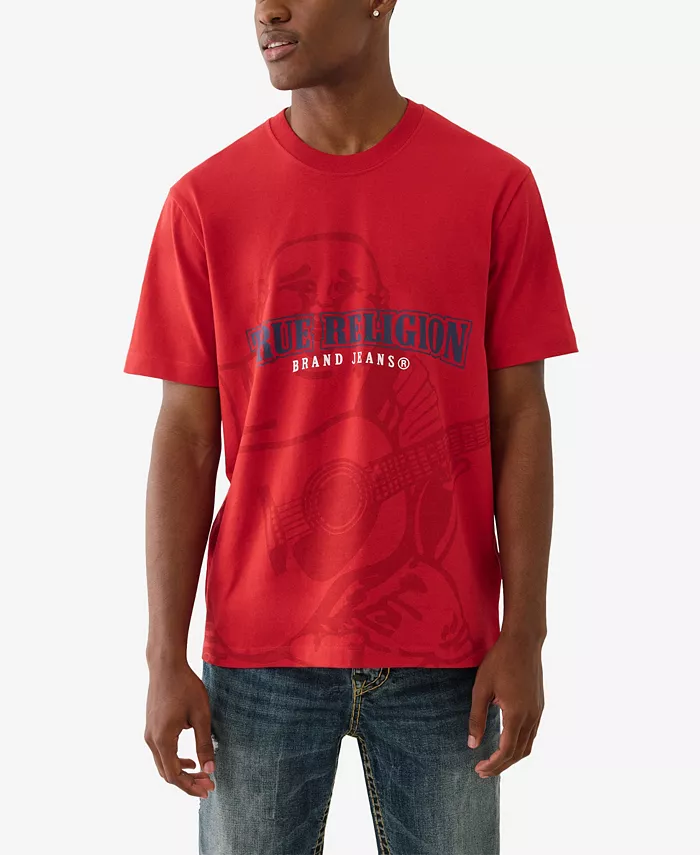 Мужская футболка с коротким рукавом Shadow Logo True Religion, красный
Мужская футболка с коротким рукавом Shadow Logo True Religion, красный