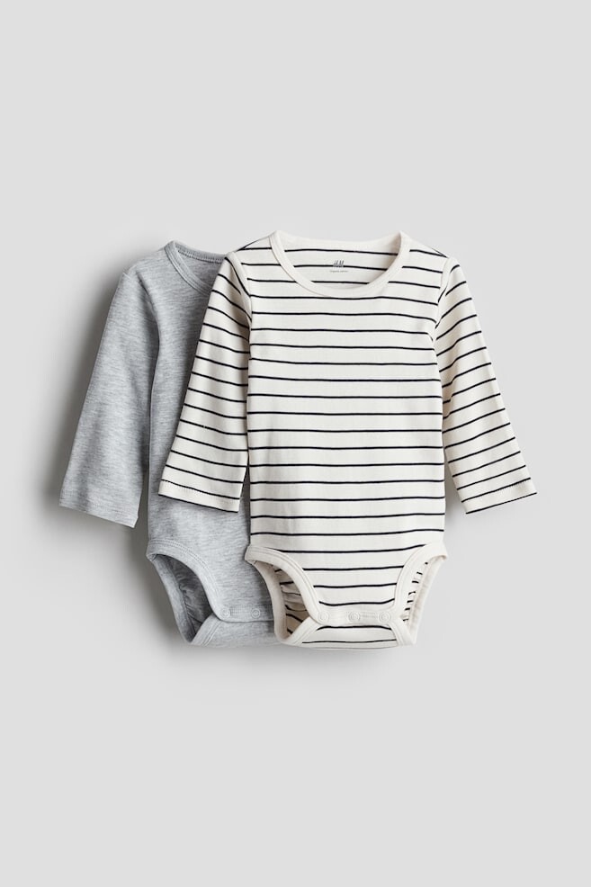 В упаковке 2 боди с длинными рукавами H&M, серый
В упаковке 2 боди с длинными рукавами H&M, серый