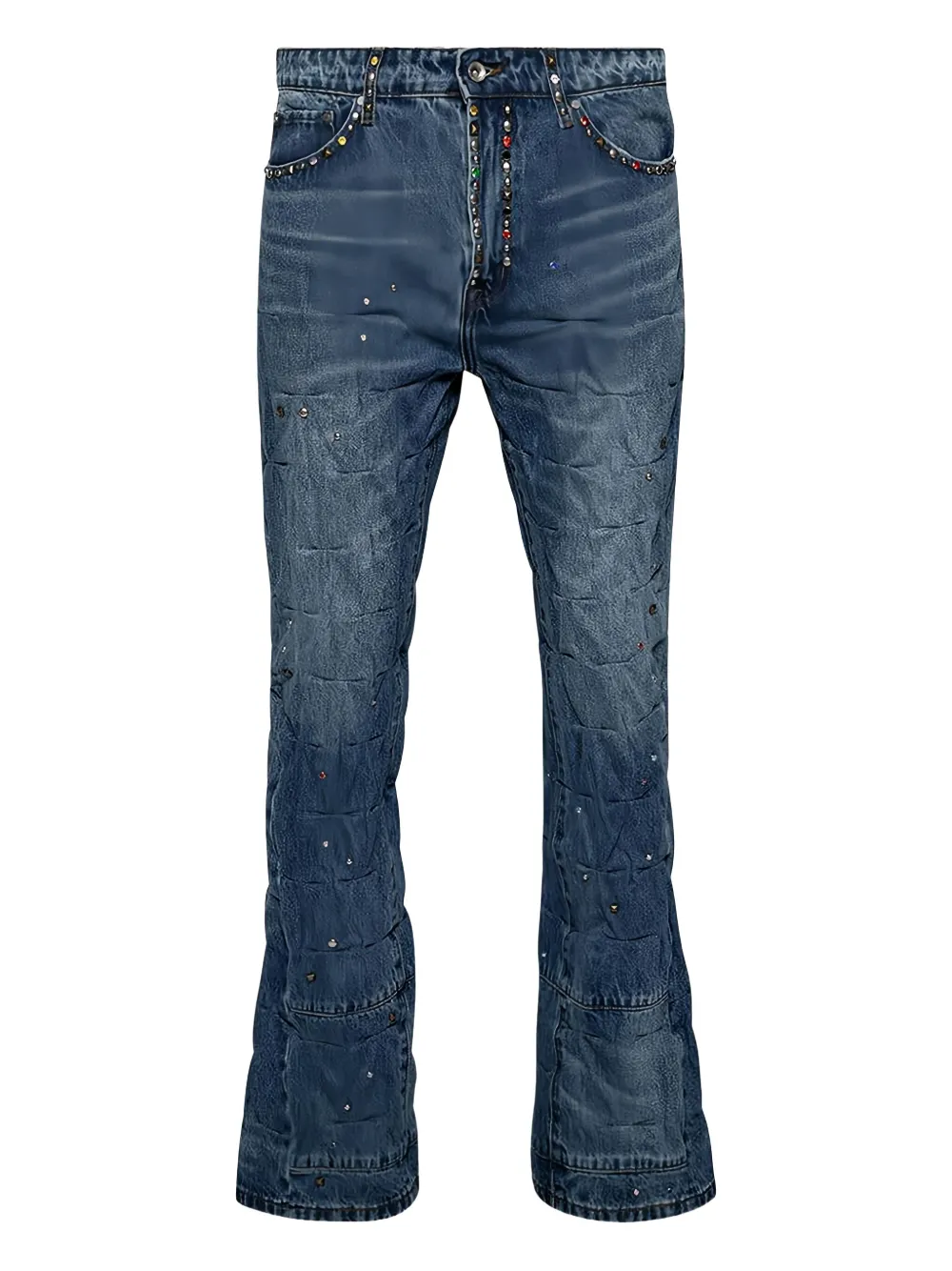 Украшенные джинсы Who Decides War, синий
Украшенные джинсы Who Decides War, синий